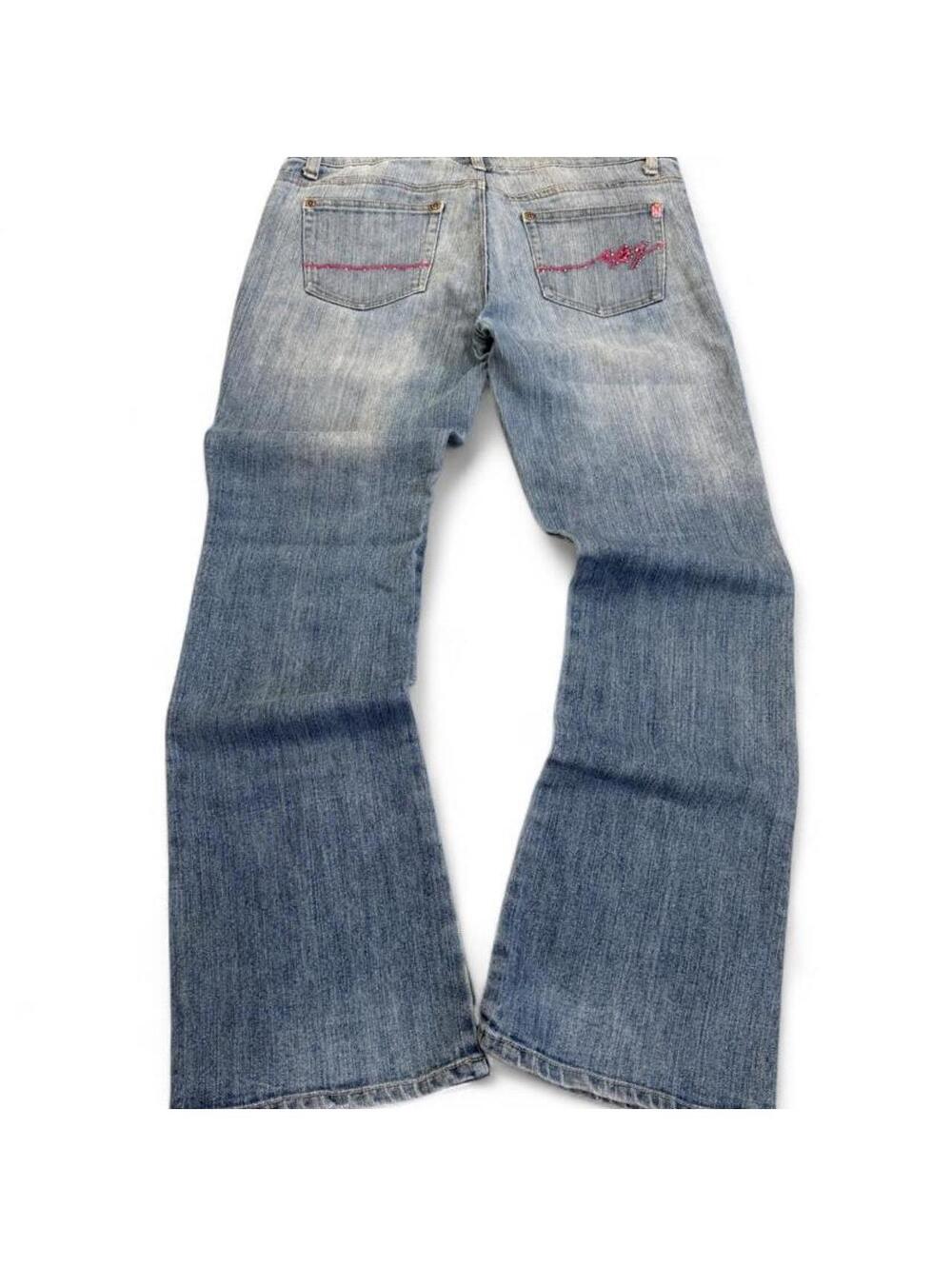 2000s y2k punk emo southpole womans bootcut jeans